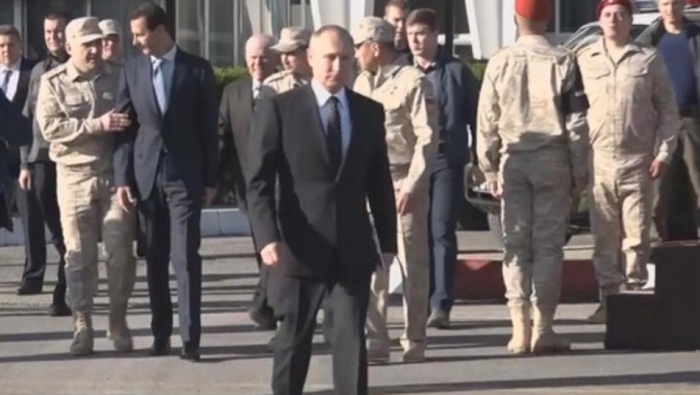 فلاديمير بوتين والأسد