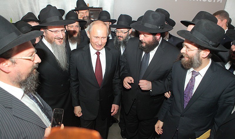 بوتين وسط يهود روسيا
