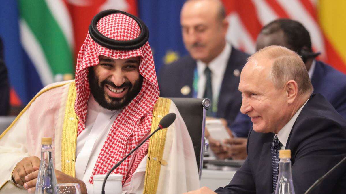 بوتين وولي العهد السعودي