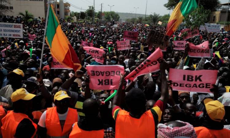 مظاهرات ضد النظام في مالي