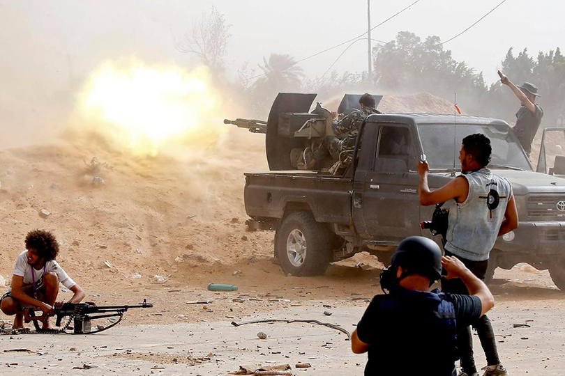 تدهور الوضع الأمني في ليبيا