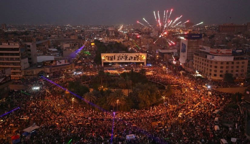 ساحة التحرير وسط بغداد