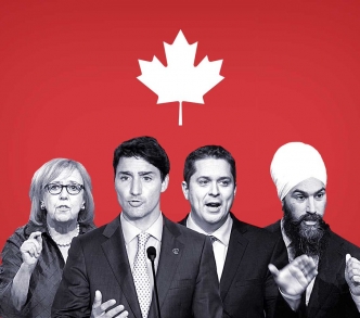 تبدو نتائج الانتخابات العامة في كندا غير محسومة