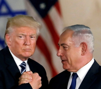 الرئيس الأمريكي دونالد ترامب ورئيس الوزراء الإسرائيلي نتنياهو