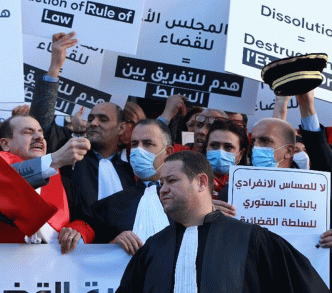 بدأ قضاة تونس إضرابًا عن العمل لمدة أسبوع