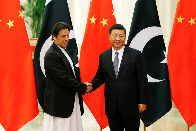 عمران خان والرئيس الصيني