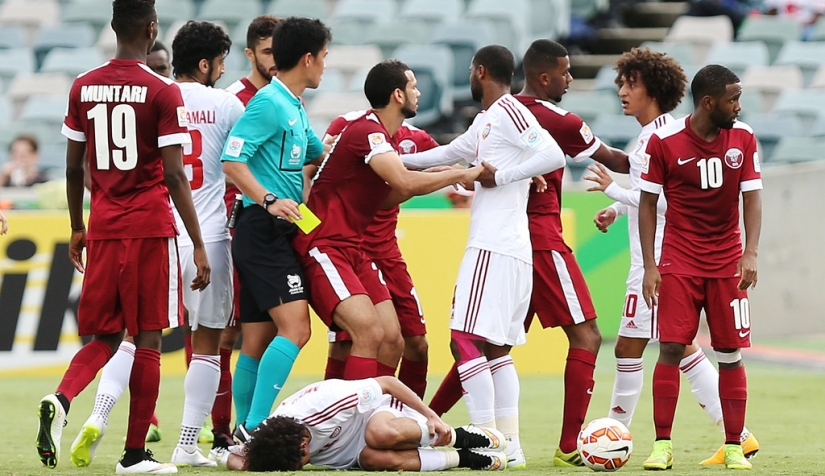 قطر ضد الإمارات كرة القدم والسياسة يلتقيان في كأس آسيا نون بوست