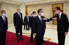 وزير الخارجية الصيني وانغ يي يلتقي الرئيس السوري بشار الأسد في دمشق