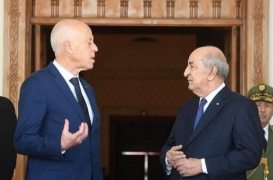 يدعم الرئيس الجزائري نظيره التونسي قيس سعيد بحجة أنه منتخب