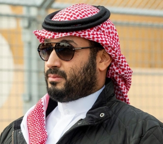 ولي العهد السعودي في مسابقة "فورمولا إي" بمنطقة الدرعية في الرياض