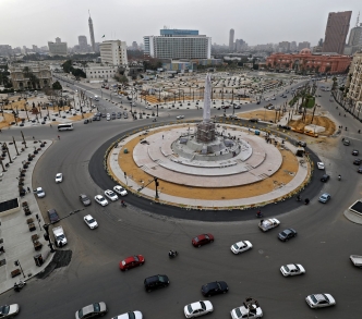 ميدان التحرير في القاهرة بعد إعادة هيكلته