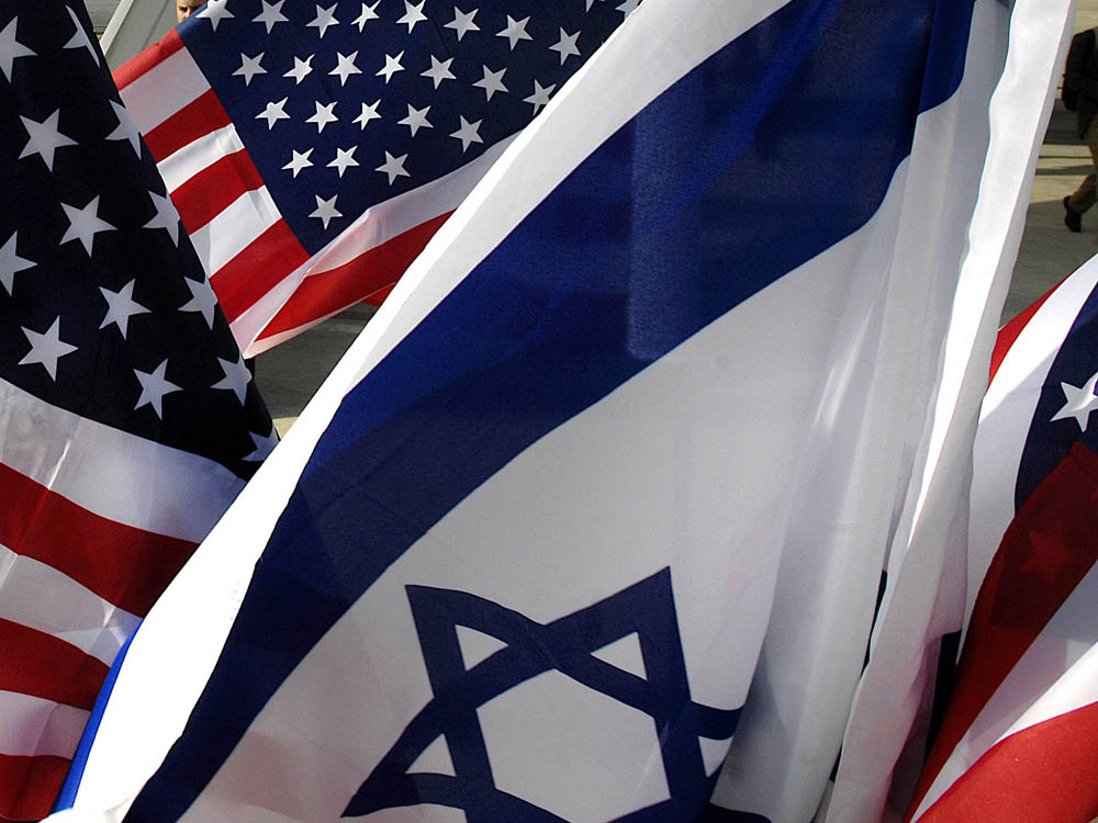 Israel-US-flags