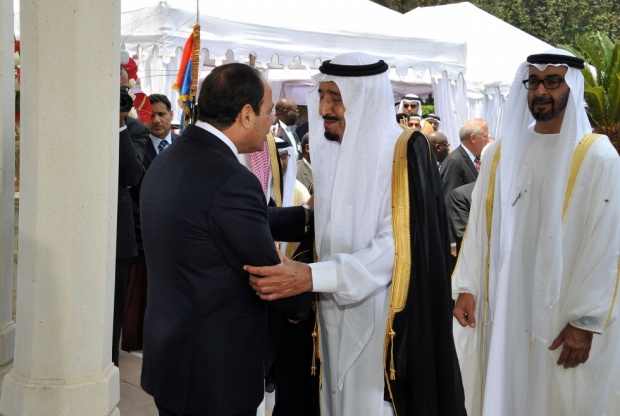 Egypt Saudi Arabia UAE leaders (AFP)