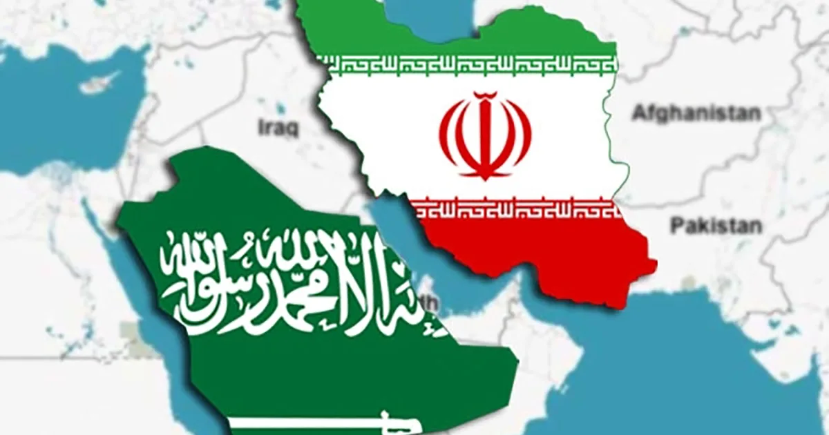 saudi-iran-map