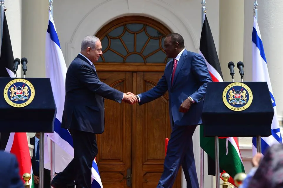 uhuru-kenyatta-kenya-benjamin-netanyahu-africa-tour-2016