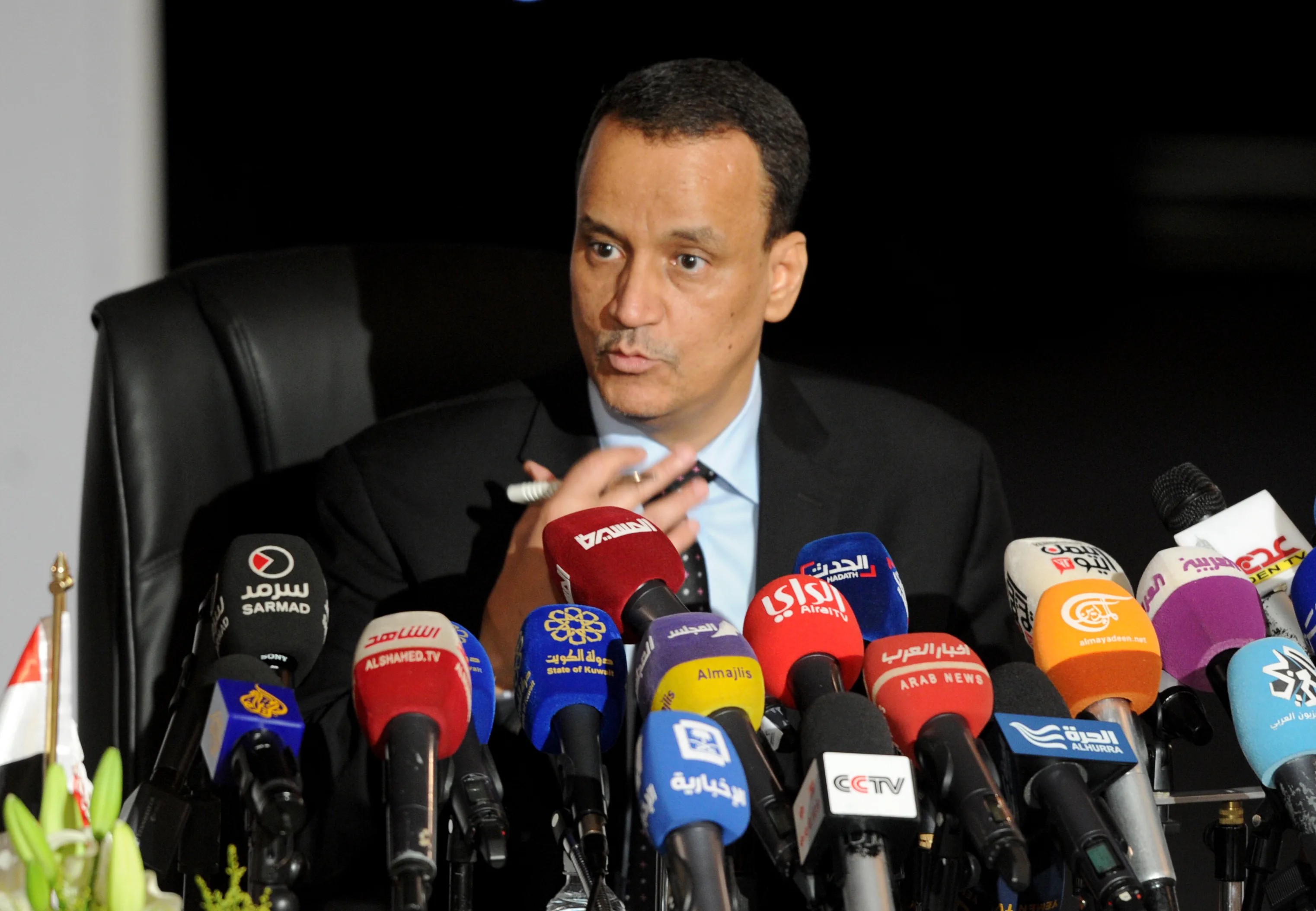 yemen-kuwait-un-special-envoy-for-yemen-ismail-ould-cheikh-ahmed-press-conf-on-yemen-negotins-kuwait-city-6-aug-16-pho-jaber-abdulhaleg-aa