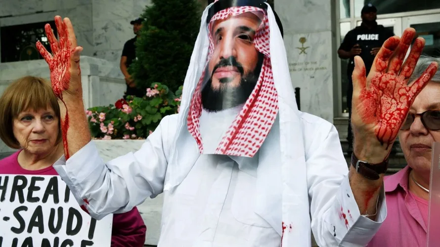 protests-of-saudi-crown-prince-mohammed-bin-salman-2018