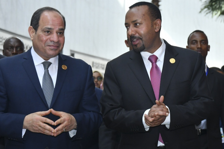 السيسي وآبي أحمد
