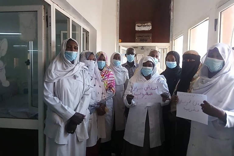 إضراب لقطاع التمريض السوداني