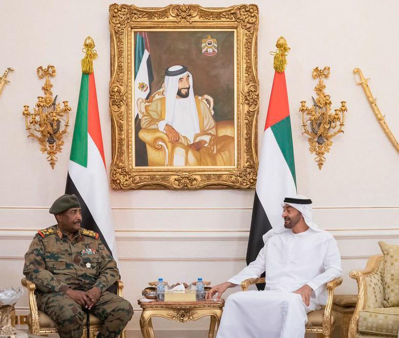 بن زايد والبرهان