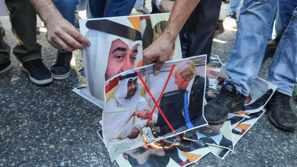 رفض فلسطيني للتطبيع العربي الإسرائيلي