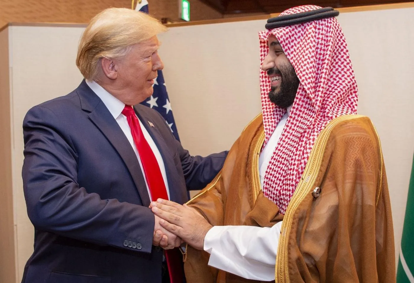 trump mbs g20 (Bandar al-Jaloud_Saudi Royal Palace_AFP)