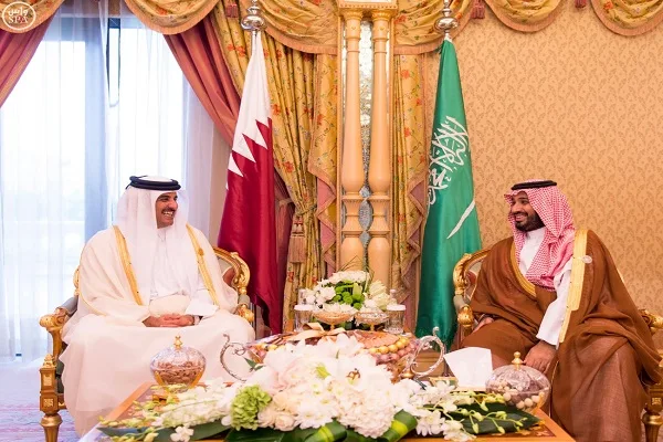 أمير قطر وبن سلمان
