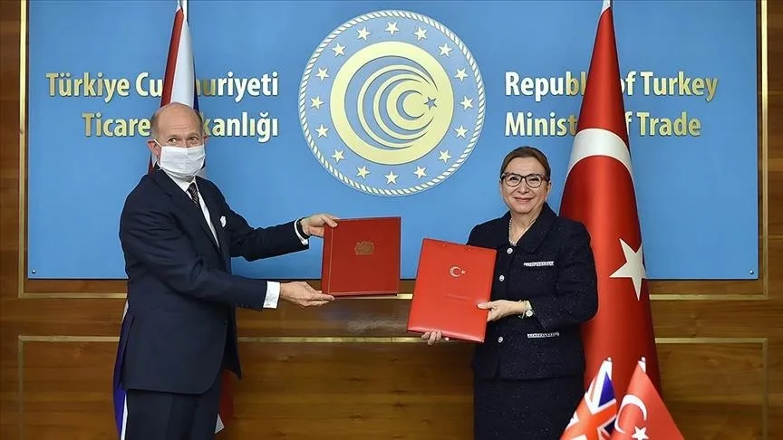 اتفاق تجارة حرة بين بريطانيا وتركيا