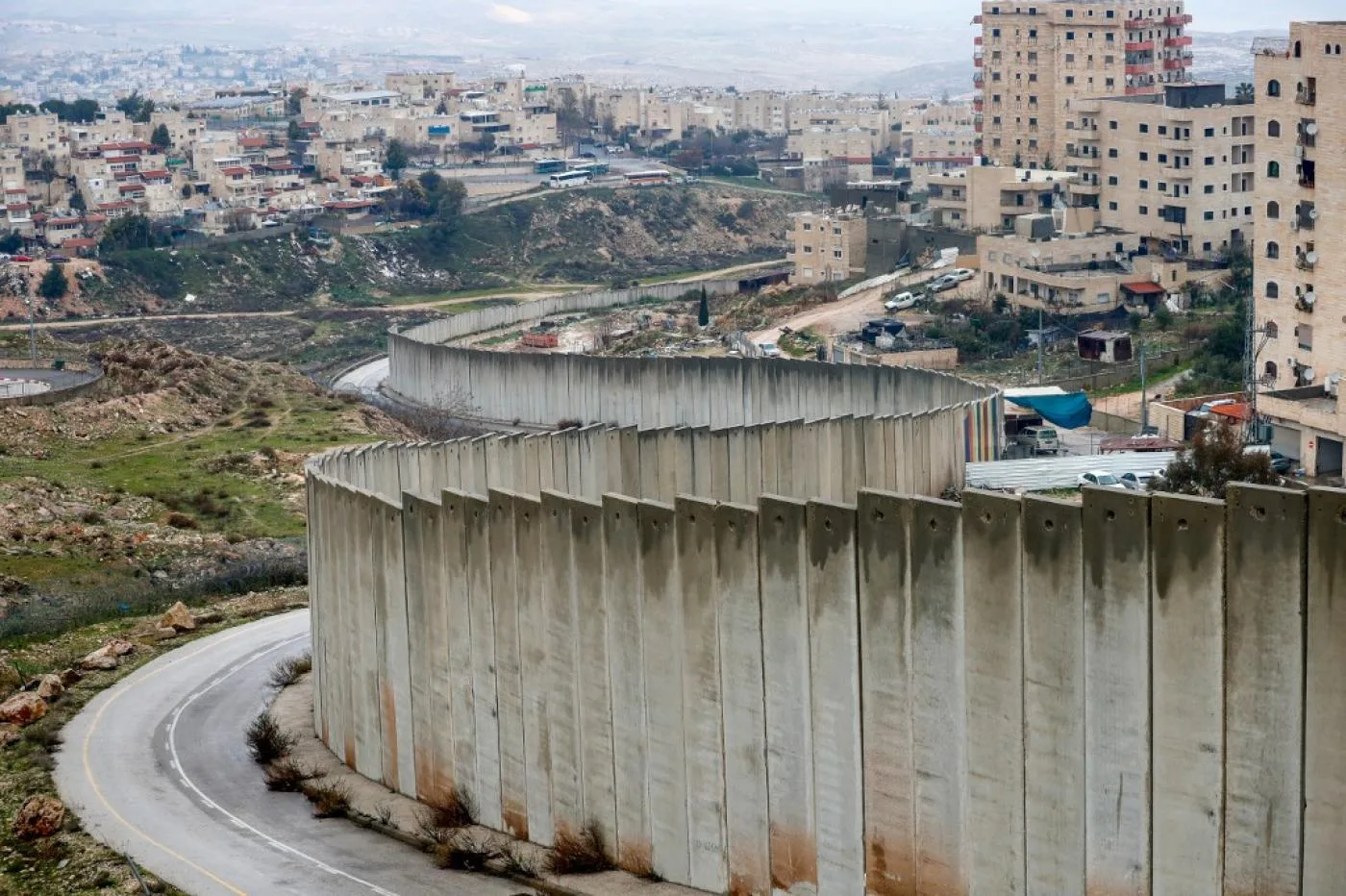 israel wall 2020 afp