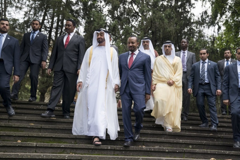 آبي أحمد وبن زايد