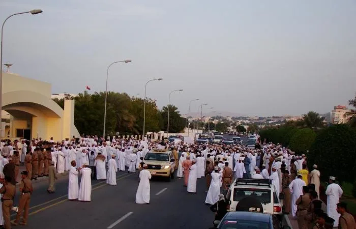احتجاجات على الأوضاع المعيشية في صحار