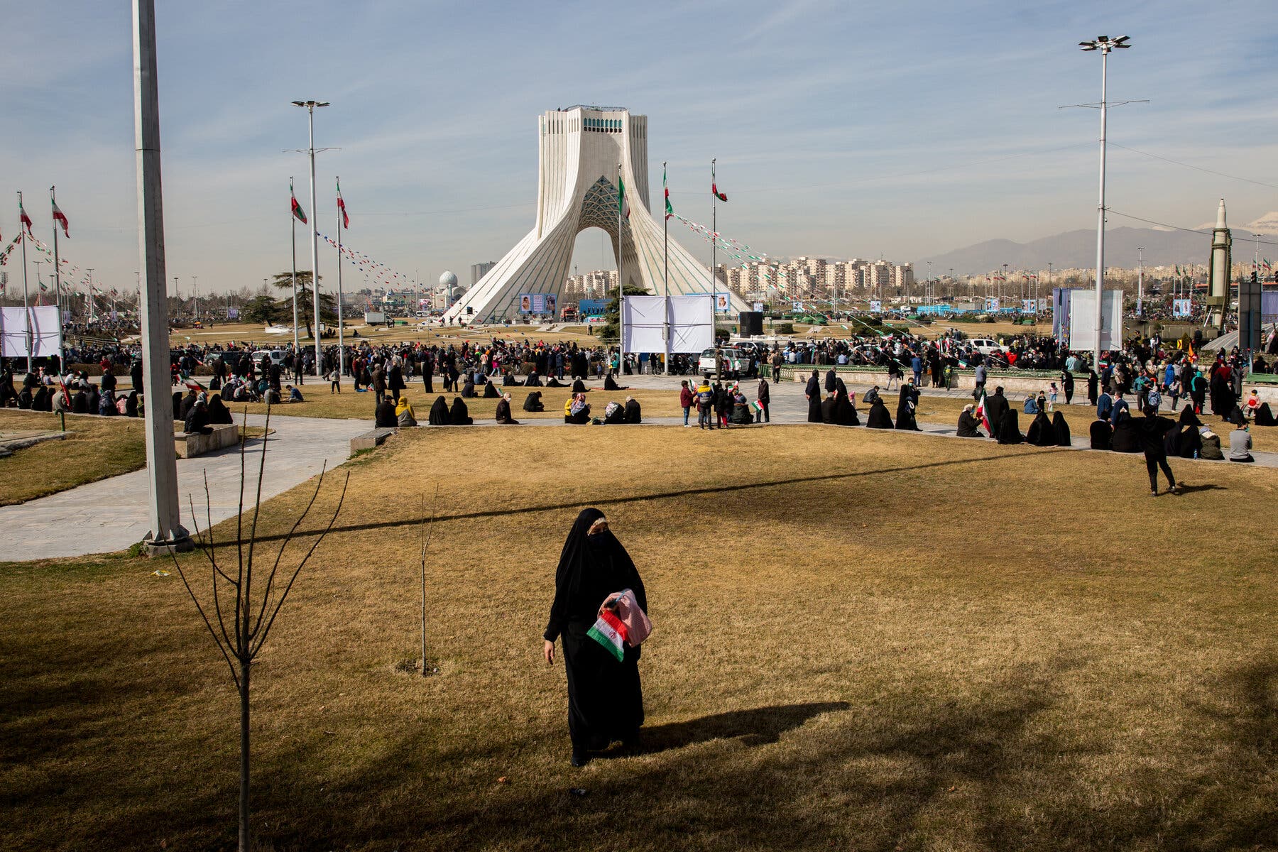 إحياء الذكرى الثانية والأربعين للثورة الإسلامية في طهران في شباط/ فبراير.