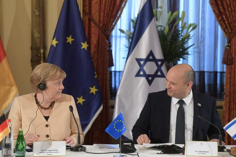 Angela-Merkel-in-Israel