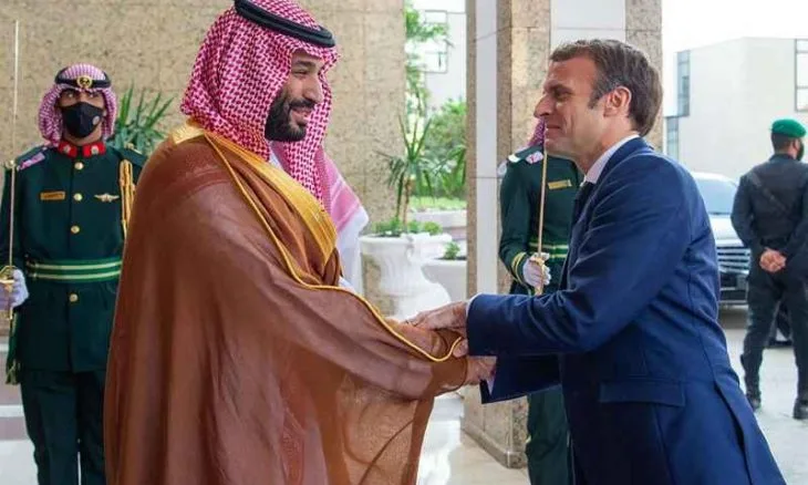 ماكرون وبن سلمان