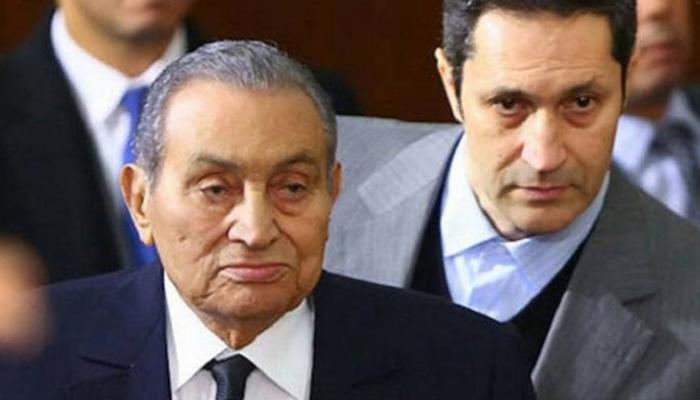 علاء مبارك ووالده