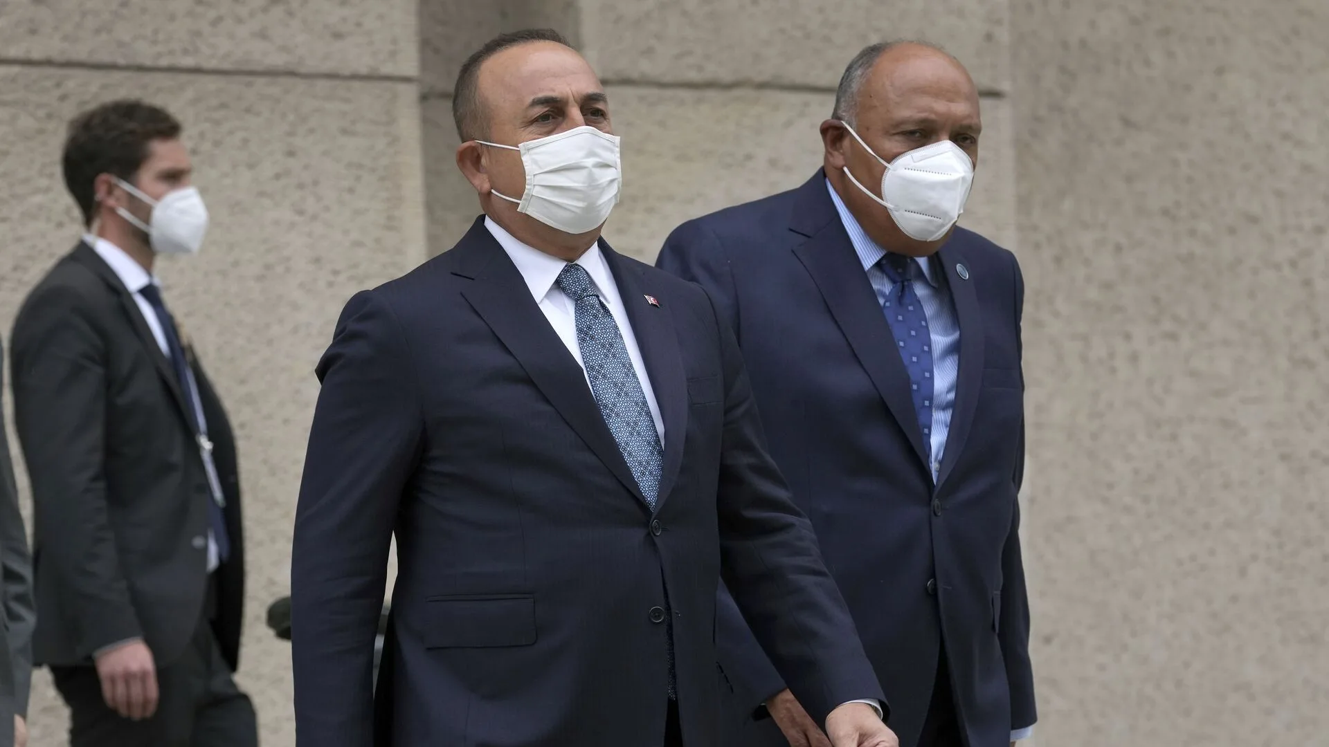جاويش أوغلو وسامح شكري