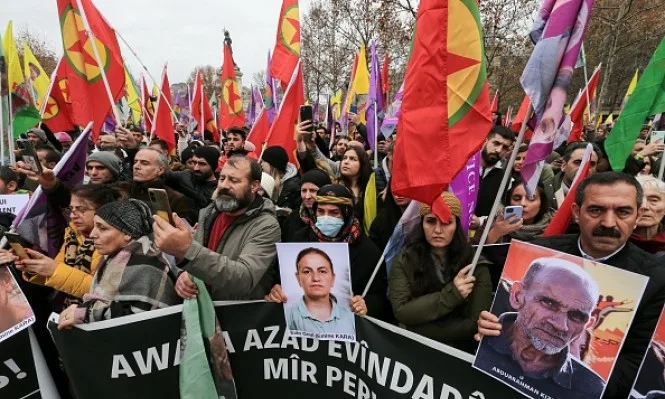 تظاهرات الأكراد في فرنسا