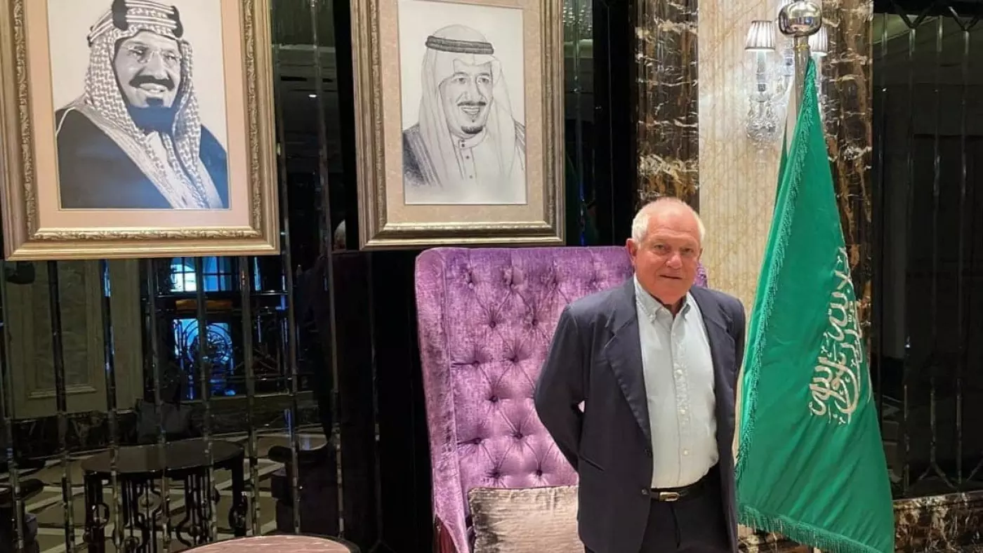 وزير السياحة الإسرائيلي حاييم كاتس في الرياض، المملكة العربية السعودية، 27 أيلول/سبتمبر 2023.
