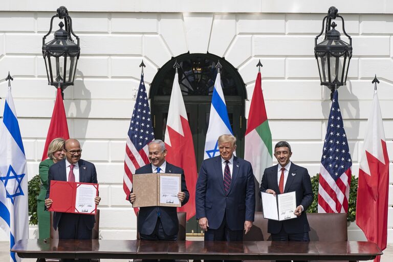 President Trump and The First Lady Participate in an Abraham Accords Signing Ceremony  x