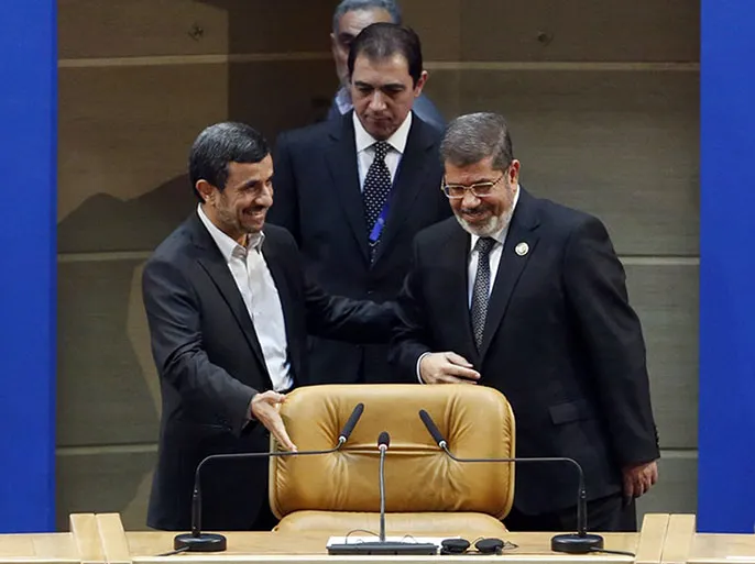 سفراء على الأبواب؟.. 90 عامًا من الشد والجذب بين مصر وإيران 24 زار الرئيس المصري الراحل محمد مرسي طهران لحضور قمة حركة عدم الانحياز