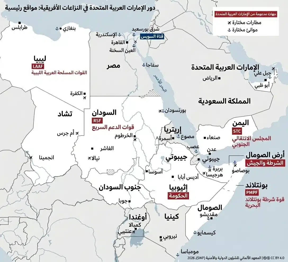 الذهب والموانئ والطائرات المسيّرة.. ماذا تريد الإمارات من حروب أفريقيا؟ 26 نون بوست