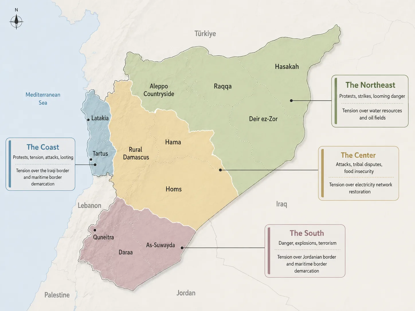 Land, water and crossings: A map of foreign investment in Syrian agriculture 26 NoonPost