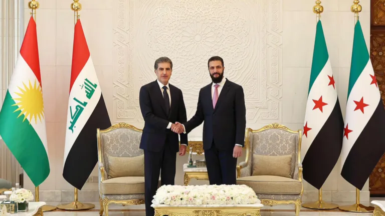 زيارة تتجاوز البروتوكول.. ما الذي حمله بارزاني إلى دمشق؟