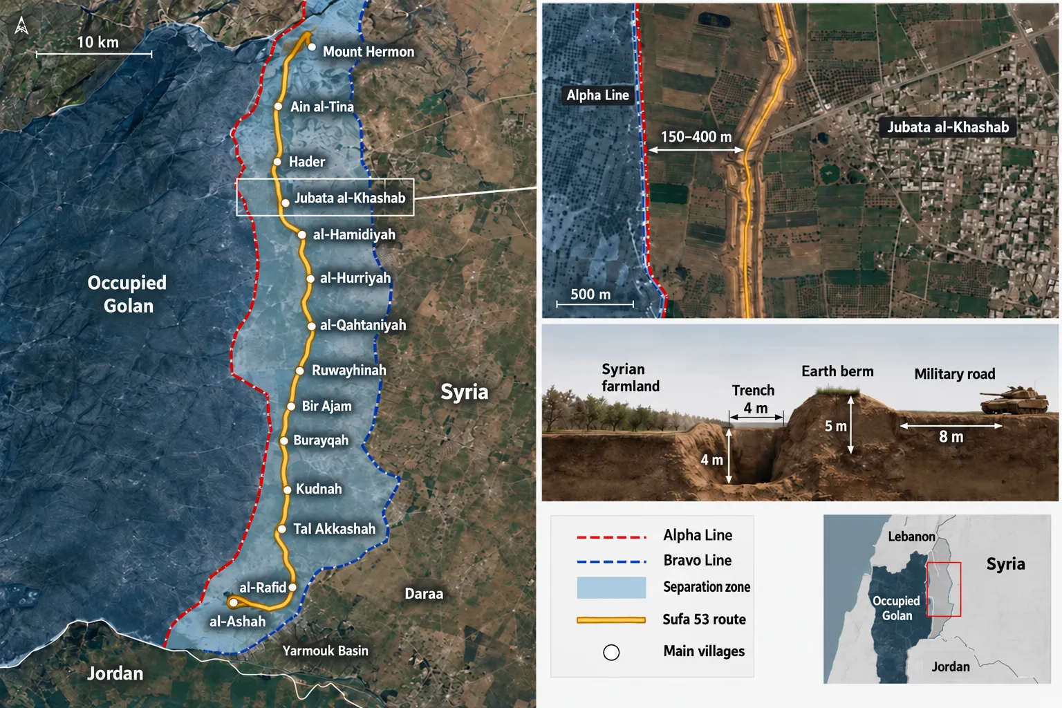 Sufa 53: The military route Israel is carving through southern Syria 26 NoonPost
