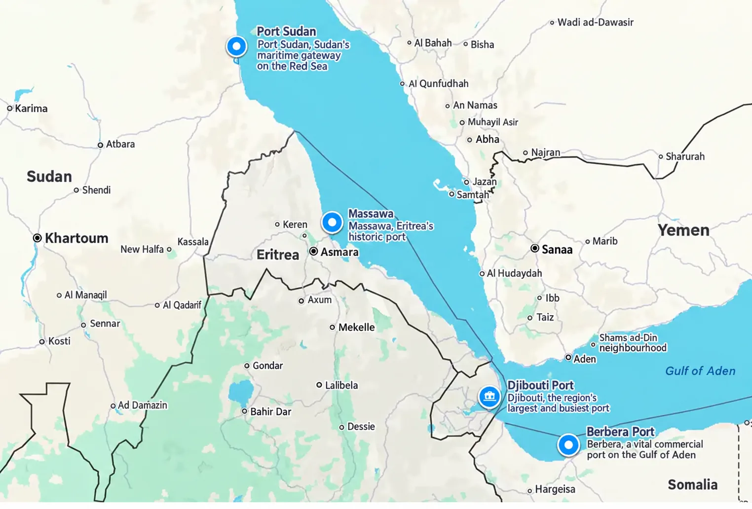 Port deals and military bases: Who is vying for control of the Horn of Africa? 26 NoonPost